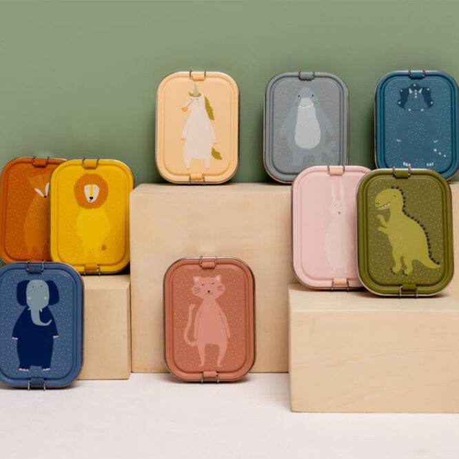 Trixie Stainless Steel Lunch Box Large - Mr. Fox