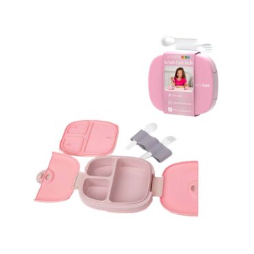 Umami Kids Bento Box with Cutlery - Pink