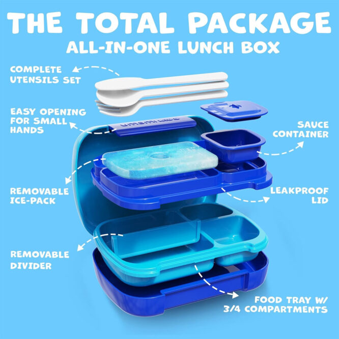 Umami Kids All-In-One Bento Box - Blue