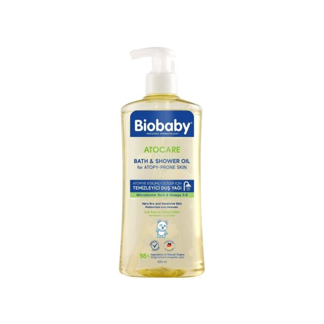 Biobaby ATOCARE Bath & Shower Oil Very Dry & Sensitive Skin - 500ml