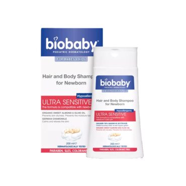 Biobaby Hair & Body Shampoo for Newborn Hypoallergenic - 200ml