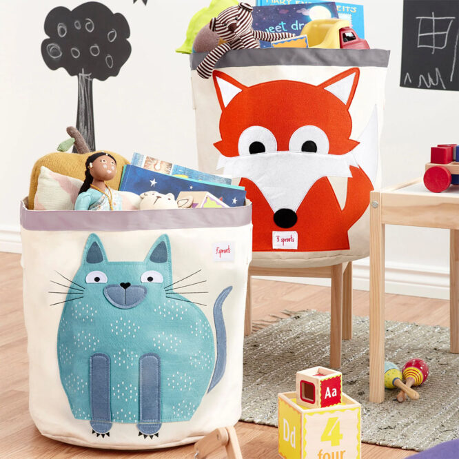 3 Sprouts Storage Bin - Cat