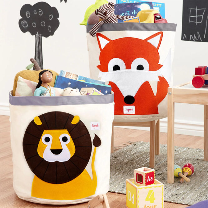 3 Sprouts Storage Bin - Lion