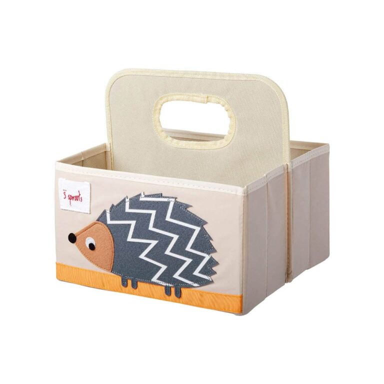 3 Sprouts Diaper Caddy Organizer - Hedgehog