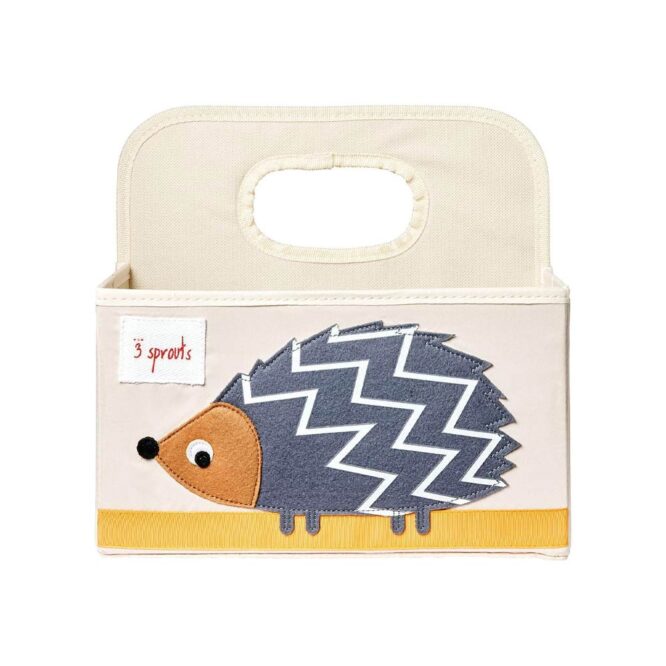 3 Sprouts Diaper Caddy Organizer - Hedgehog