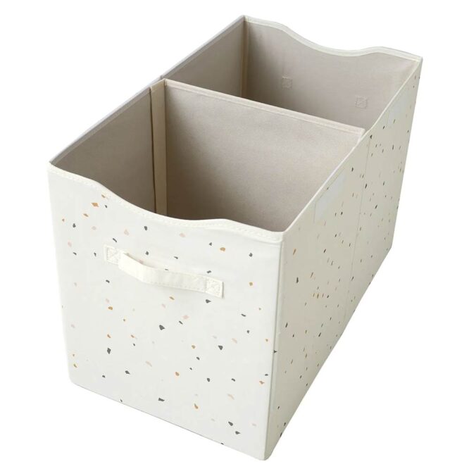 3 Sprouts Folding Toy Chest Terrazzo - Cream