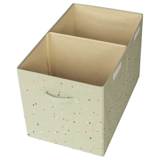3 Sprouts Folding Toy Chest Terrazzo - Green