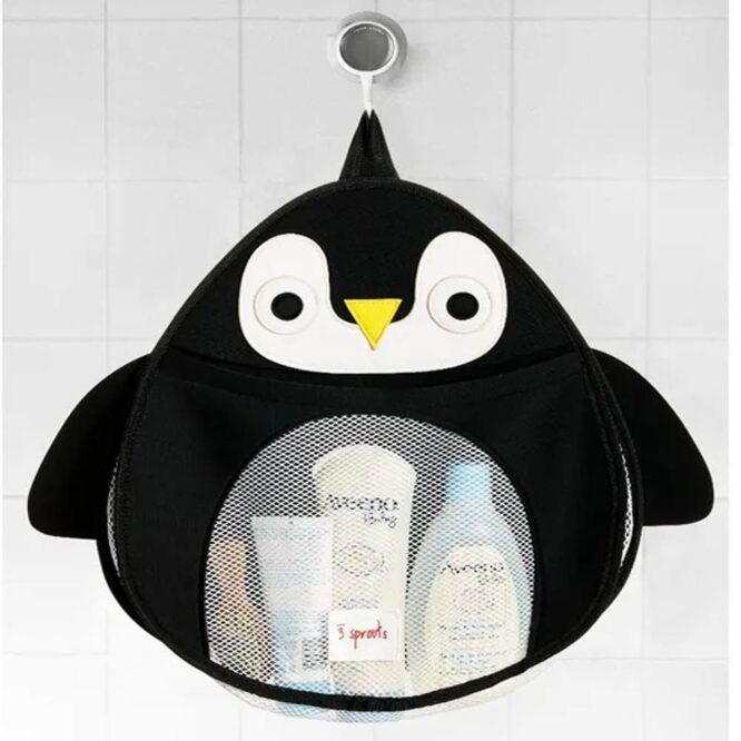 3 Sprouts Bath Storage - Penguin