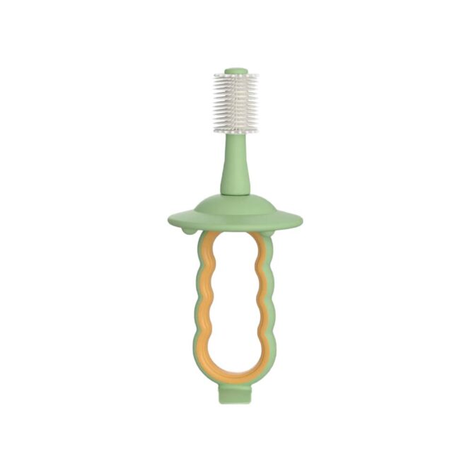 Momcozy Baby 360 Silicone Toothbrush (6m+) - Green