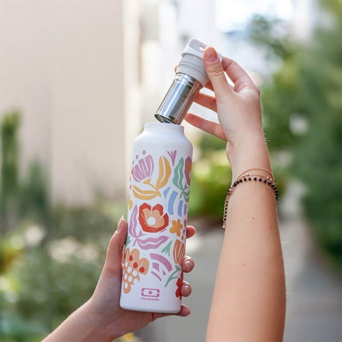 Monbento Insulated Steel Bottle 500ml - Papercut