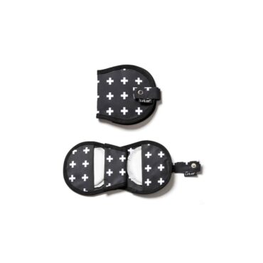 KipKep Napper Nursery Wallet - Crossy Black