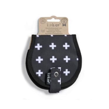 KipKep Napper Nursery Wallet - Crossy Black