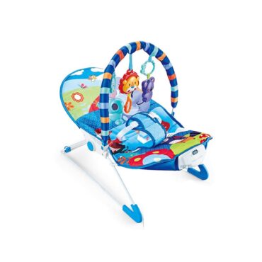 HuBaby Music Soothe Bouncer (0m+) - Blue