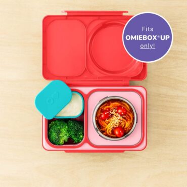 OmieBox UP Silicone Dip Containers - 2 Pcs Pink / Teal