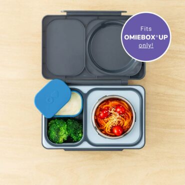 OmieBox UP Silicone Dip Containers - 2 Pcs Blue / Orange