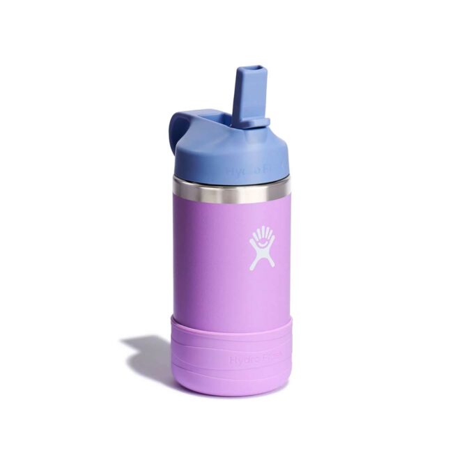 Hydro Flask Kids Wide Mouth Bottle with Straw Lid 354ml - Anemone