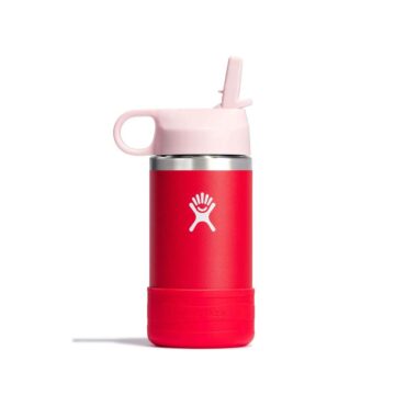Hydro Flask Kids Wide Mouth Bottle with Straw Lid 354ml - Goji