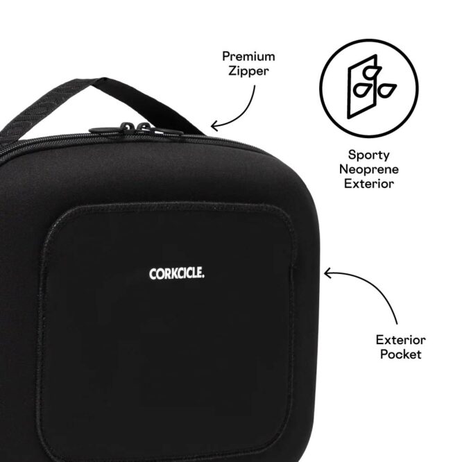 Corkcicle Insulated Lunch Pod - Black