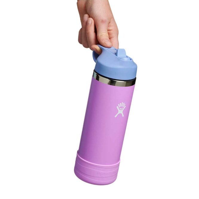 Hydro Flask Kids Wide Mouth Bottle with Straw Lid 532ml - Anemone