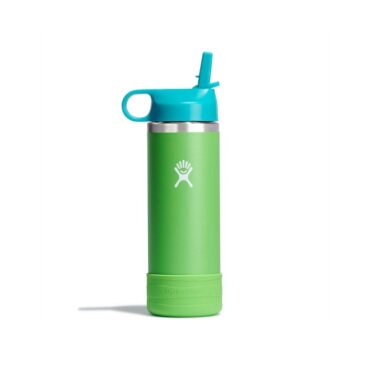 Hydro Flask Kids Wide Mouth Bottle with Straw Lid 532ml - Grass