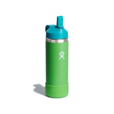 Hydro Flask Kids Wide Mouth Bottle with Straw Lid 532ml - Grass