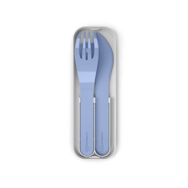 Monbento Pocket Cutlery Set - Blue Infinity