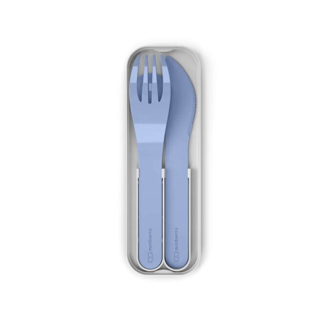 Monbento Pocket Cutlery Set - Blue Infinity