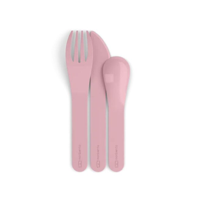 Monbento Pocket Cutlery Set - Pink Blush