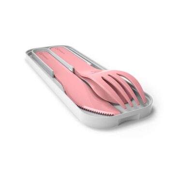 Monbento Pocket Cutlery Set - Pink Blush