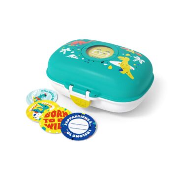Monbento Kids Gram Snack Box 600ml - Green Dino
