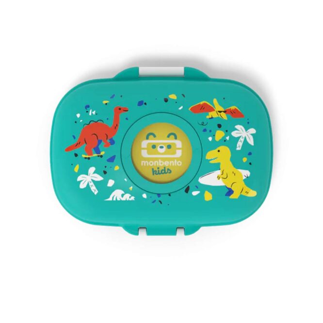 Monbento Kids Gram Snack Box 600ml - Green Dino