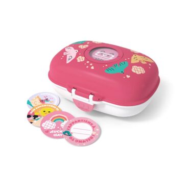 Monbento Kids Gram Snack Box 600ml - Pink Birds