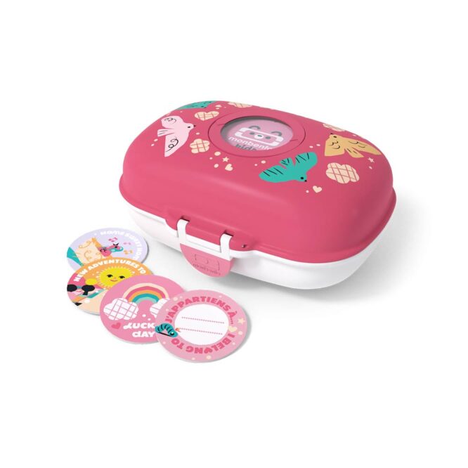 Monbento Kids Gram Snack Box 600ml - Pink Birds