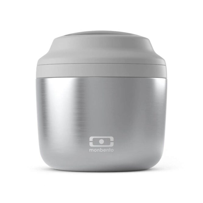 Monbento Element Insulated Lunch Box 550ml - Metallic Silver