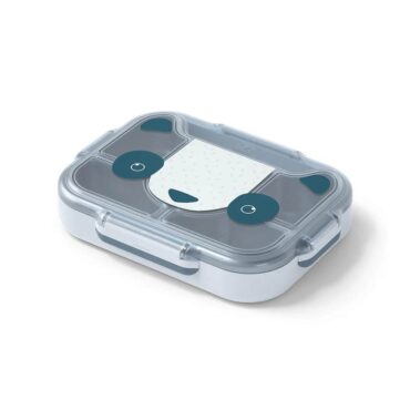 Monbento Kids Wonder Compartmentalized Lunch Tray 950ml - Blue Panda
