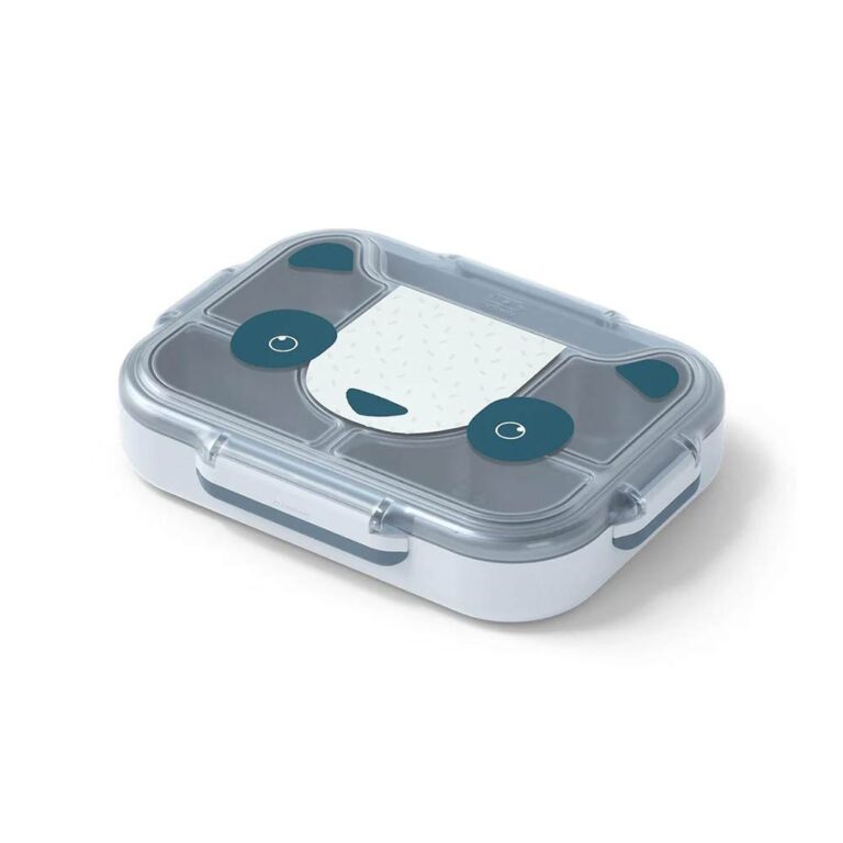 Monbento Kids Wonder Compartmentalized Lunch Tray 950ml - Blue Panda