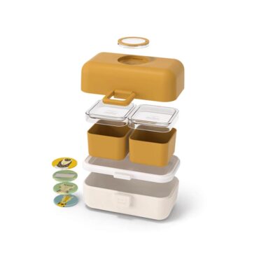 Monbento Kids Tresor Lunch Box 800ml - Mustard Safari