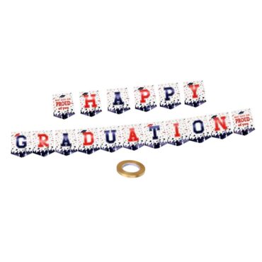 Happy Notes Flag Banner - Happy Graduation