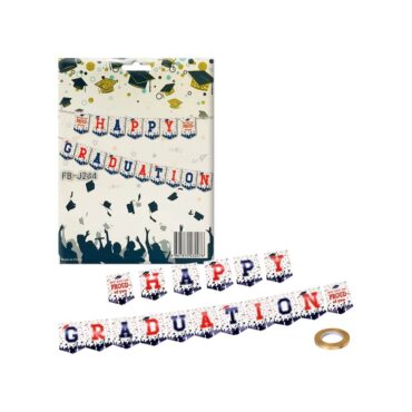 Happy Notes Flag Banner – Happy Graduation Happy Notes Flag Banner - Happy Graduation