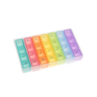Kids Colorful Pill Organizer Set