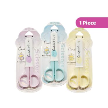 Oule Rounded Scissors | Mix Color 1 Piece