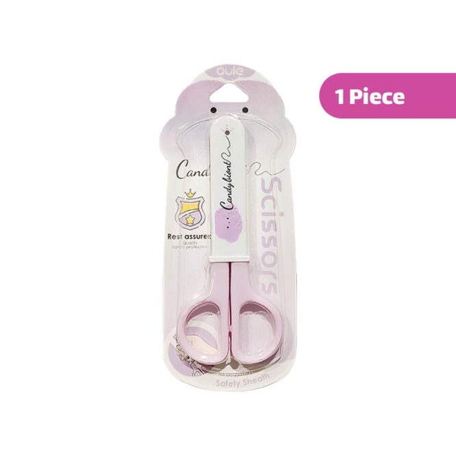 Oule Rounded Scissors | Mix Color 1 Piece