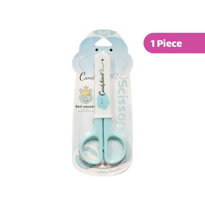 Oule Rounded Scissors | Mix Color 1 Piece