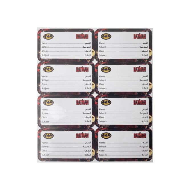 Oxford Sticker Label Batman - 40 Stickers
