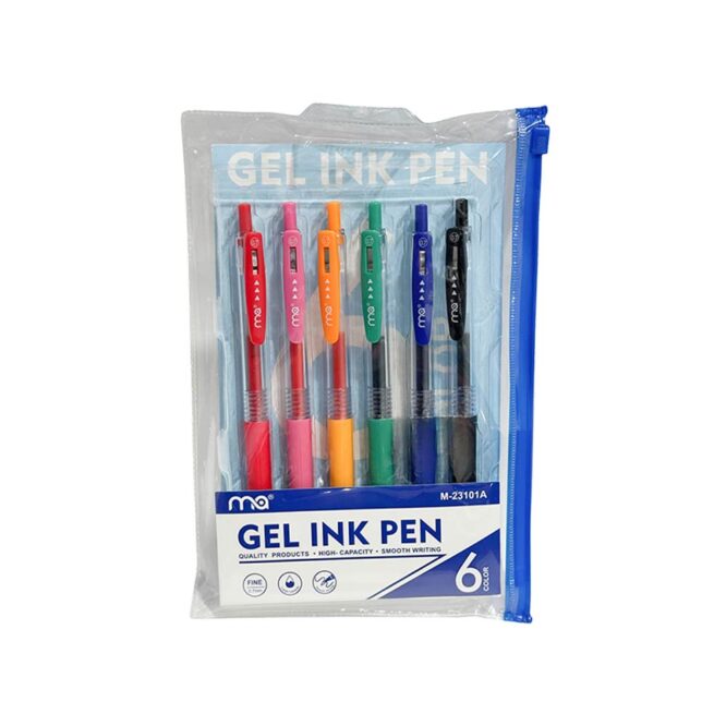 Colorful Gel Ink Pen - 6 Pens