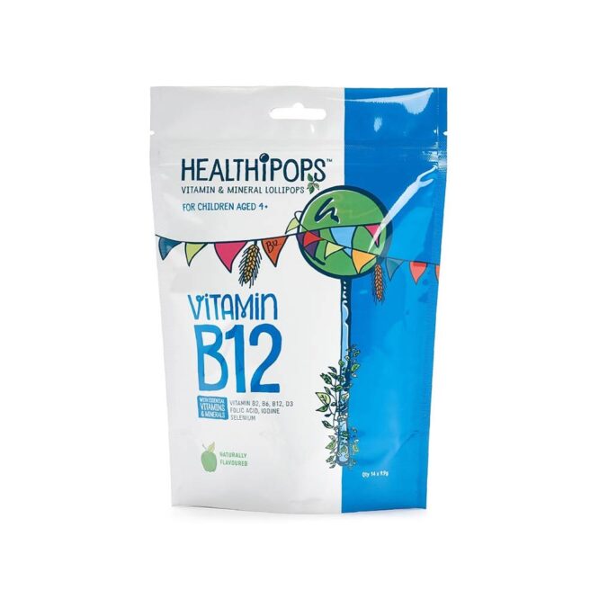 Healthipops Vitamin B12 Lollipops (4Yrs+) - 14 Pcs