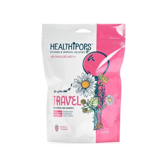 Healthipops Travel Lollipops (4Yrs+) - 12 Pcs