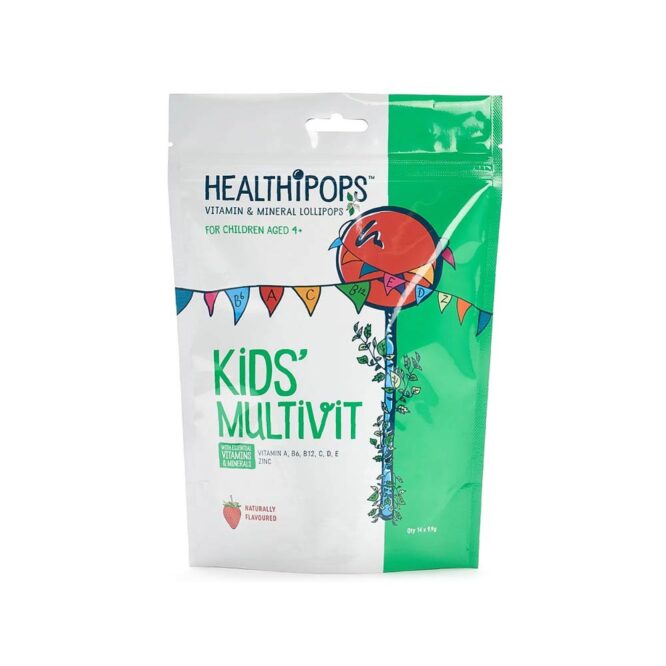 Healthipops Kids Multivitamins & Minerals Lollipops (4Yrs) - 14 Pcs