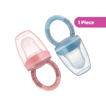 Canpol Babies Silicone Fresh Food Feeder (6m+) Blue/Pink