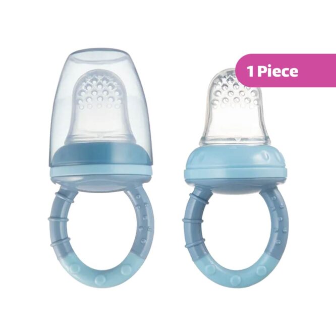 Canpol Babies Silicone Fresh Food Feeder (6m+) Blue/Pink
